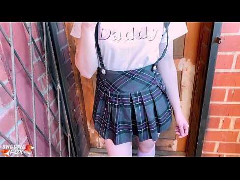 ❤️ Schoolgirl Sucks her dick deeply and fucks instead of classes. ❤️❌ Super sex at us ❤