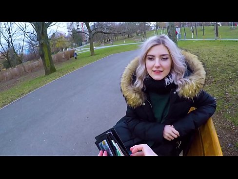 ❤️ Swallows a stranger's hot cum for money - blowjob in the park by Eva Elfie ❤️❌ Super sex at us ❤